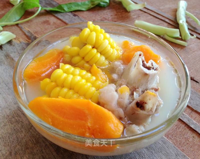 玉米筒骨汤的做法