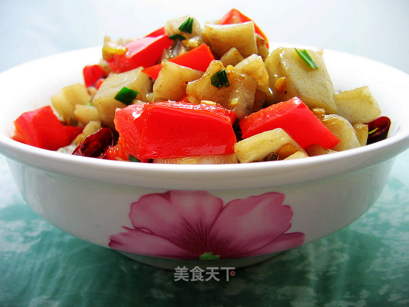 香辣藕丁的做法