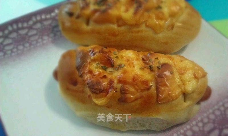 培根奶酪哈司面包的做法