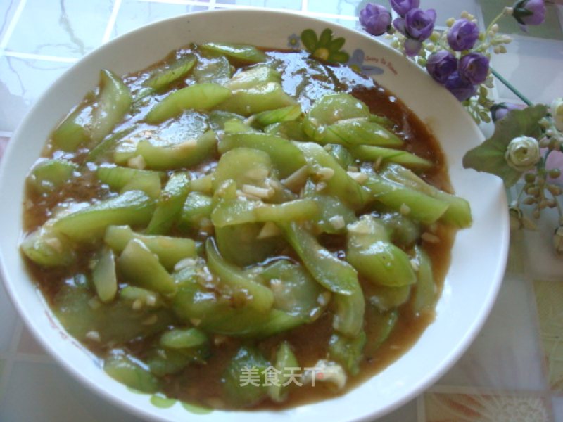 蚝油丝瓜的做法