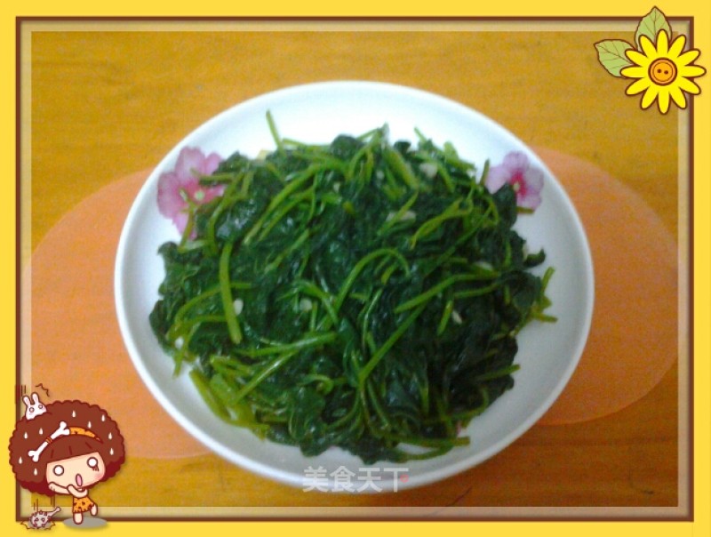 蒜蓉炒番薯叶的做法