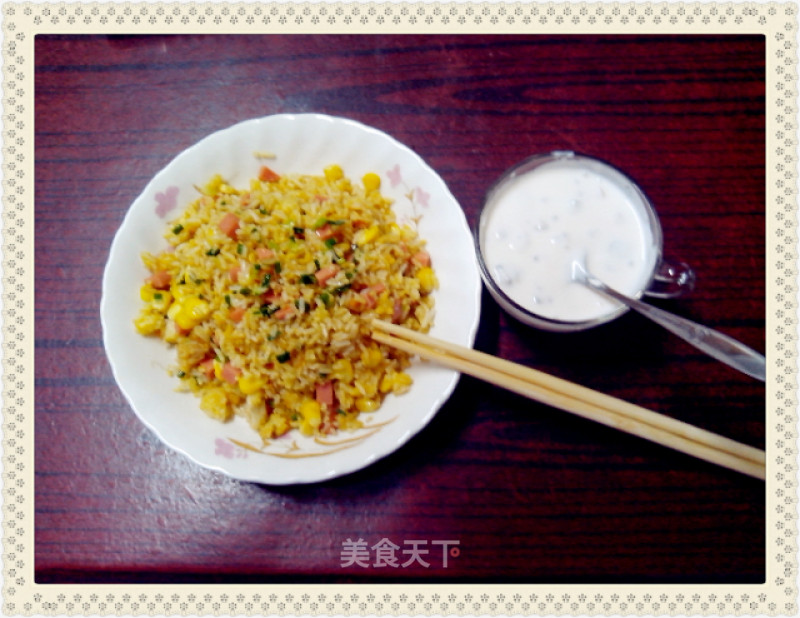 使孩子爱上吃饭———色彩斑斓粒粒够弹的蛋炒饭的做法