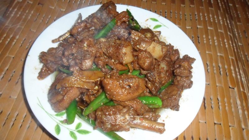杭椒鸭块的做法