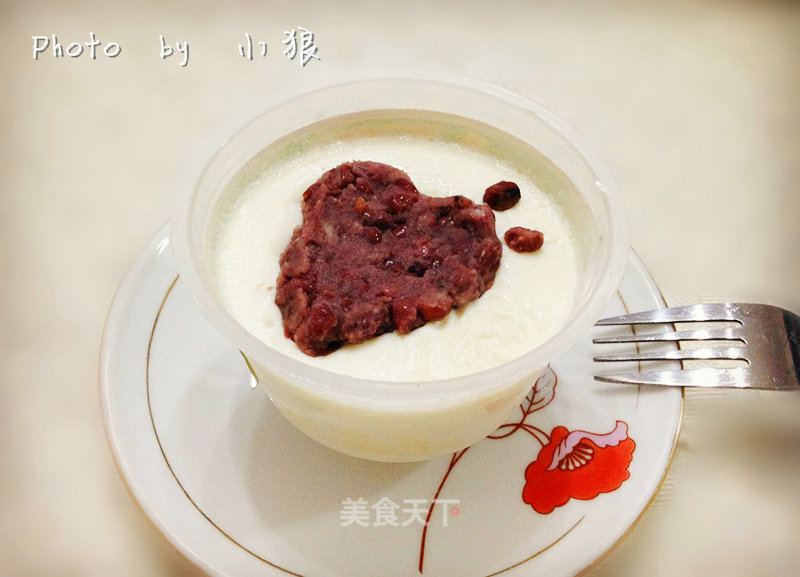 夏日甜品----红豆双皮奶的做法