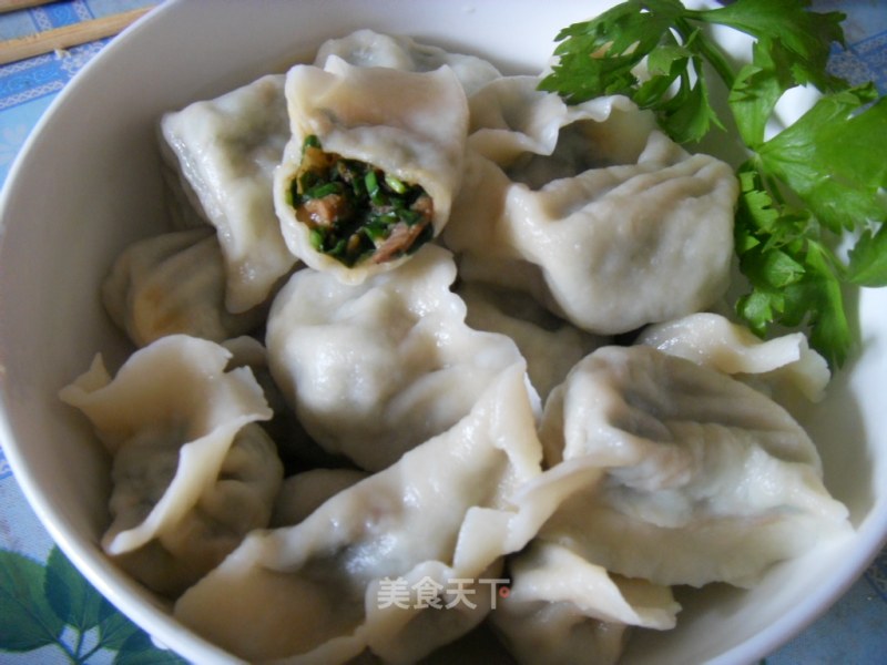 韭菜馅水饺的做法