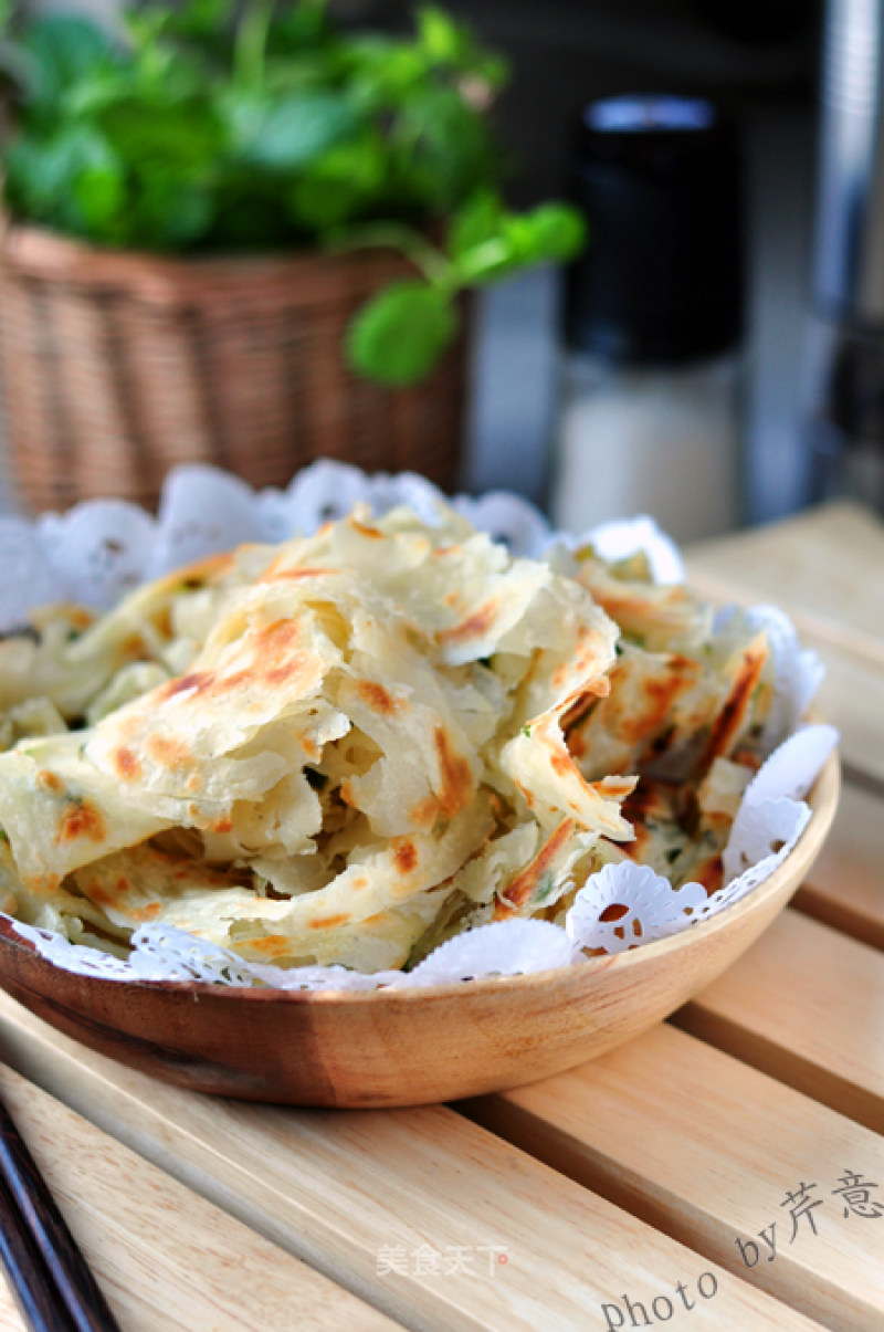 鸡油手抓饼的做法