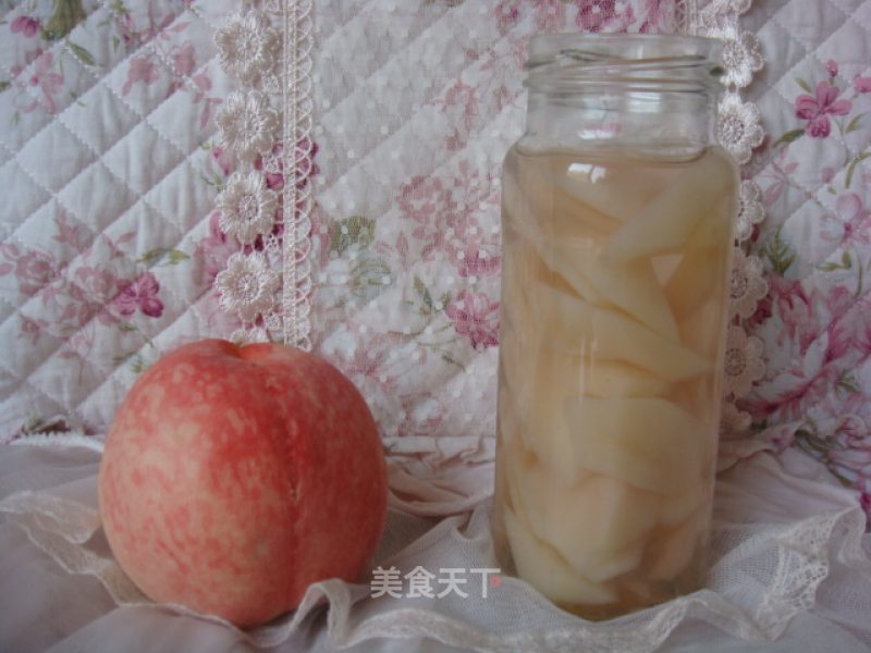 糖水蜜桃的做法
