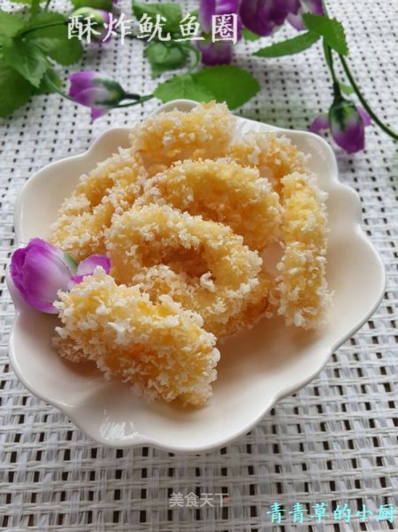 酥炸鱿鱼圈的做法