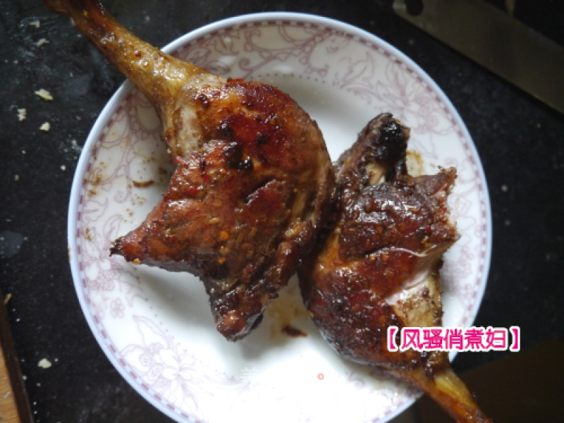 秘制蜂蜜脆香烤鸭腿(锡纸)的做法