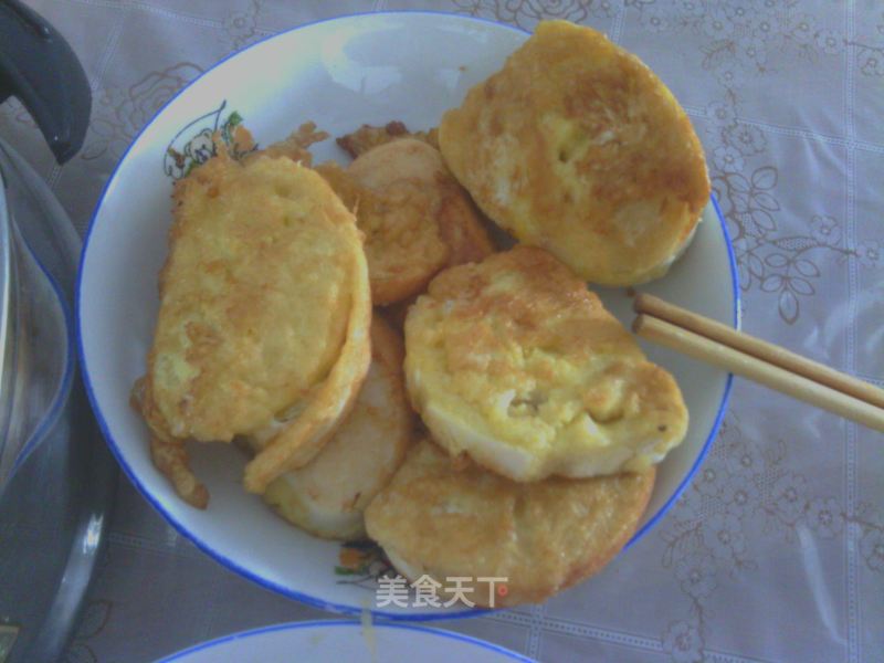 香煎鸡蛋馒头片的做法
