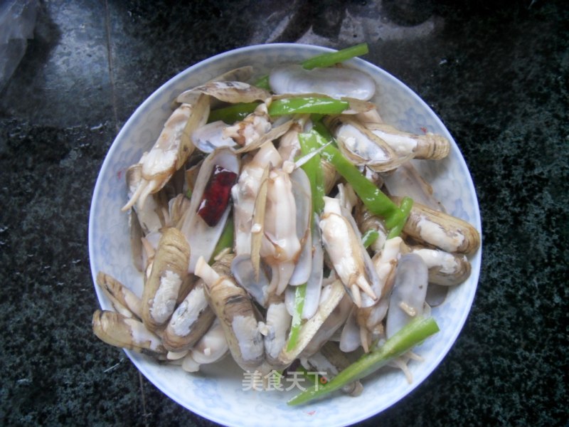 辣炒蛏子的做法