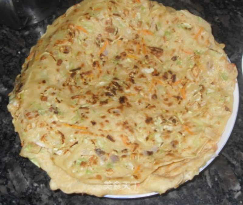 杂菜饼的做法