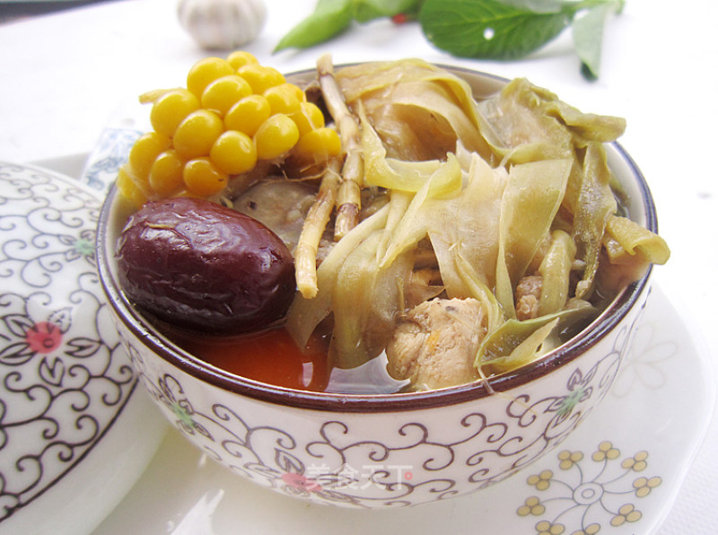 清热润肺霸王花茅根汤