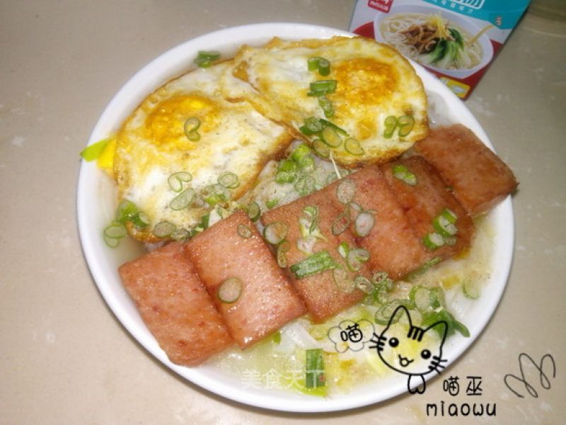 餐蛋汤粉的做法