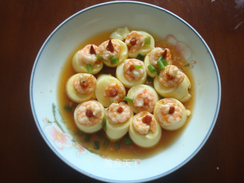 豆腐蒸虾的做法