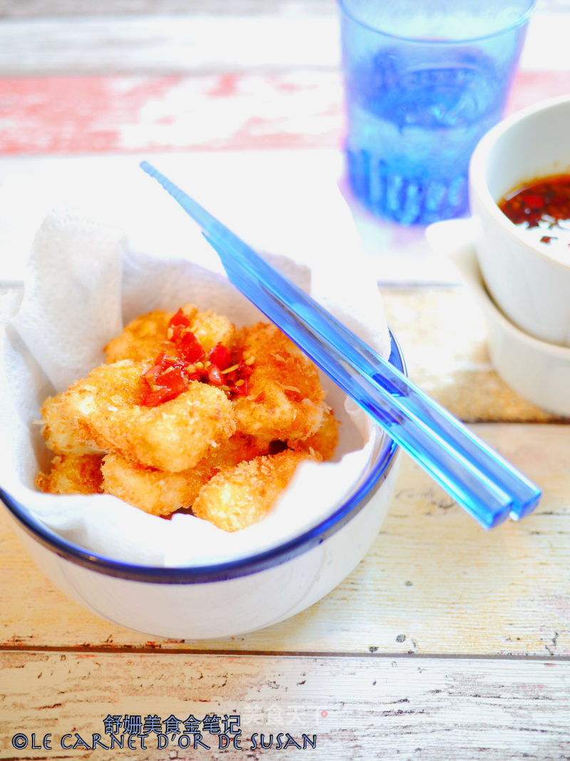 剁椒炸内酯豆腐的做法