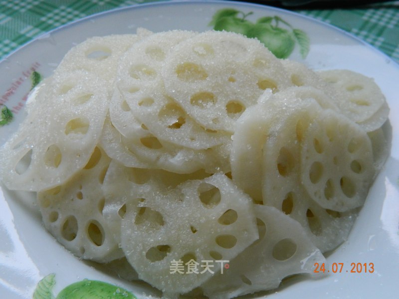 凉拌糖醋藕的做法