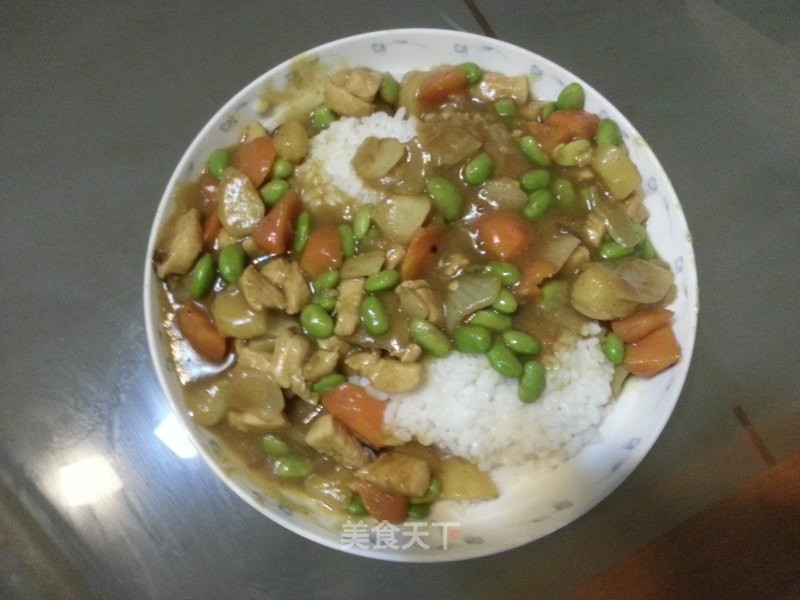 咖喱鸡饭的做法