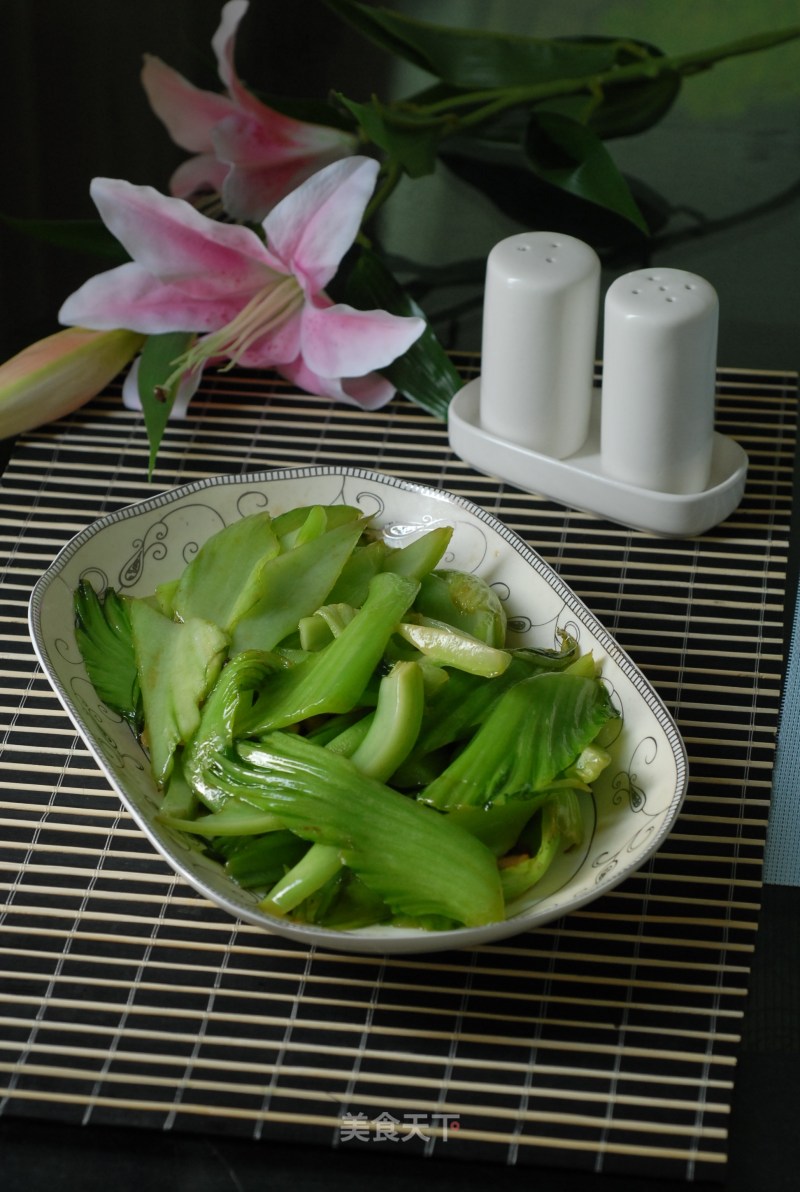 生炒水东芥菜的做法