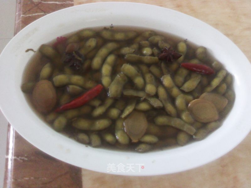 茶香毛豆的做法