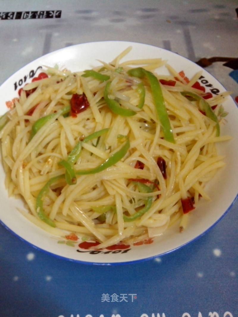 酸辣土豆丝的做法