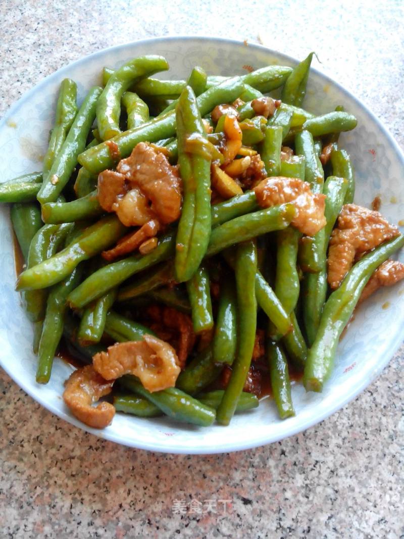 肉焖豆角的做法