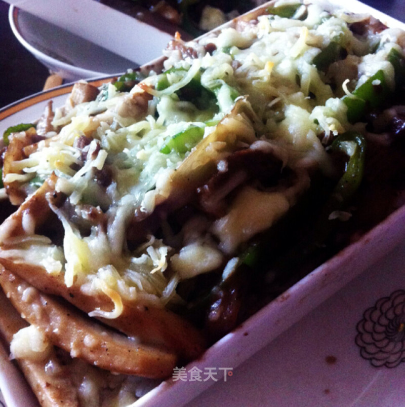 黑椒牛柳焗饭