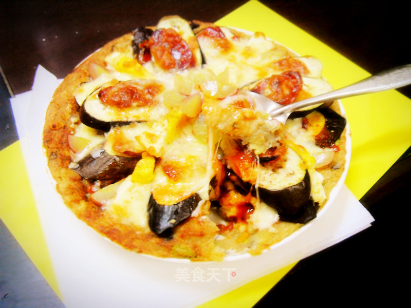 土豆茄子底pizza的做法