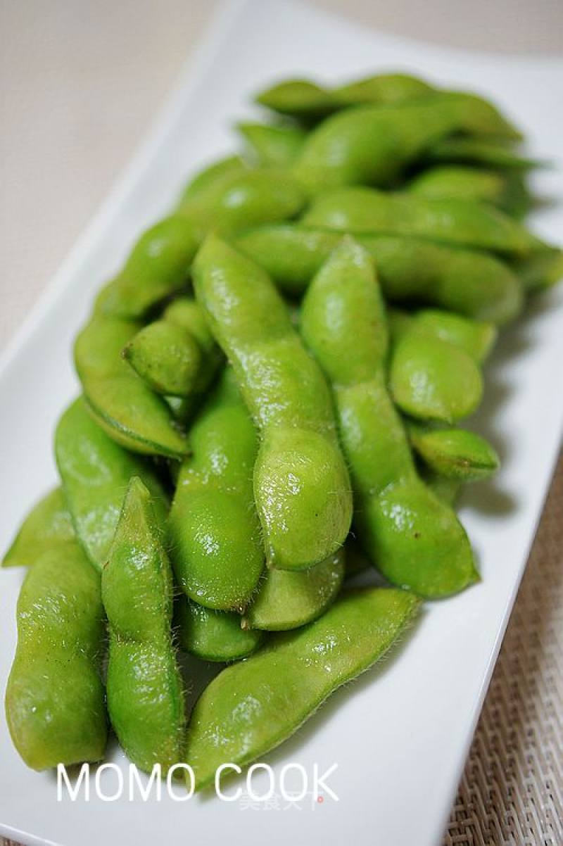 简单快手微波毛豆的做法