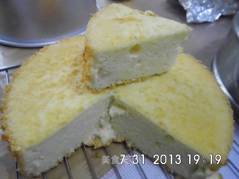 八寸戚风蛋糕的做法