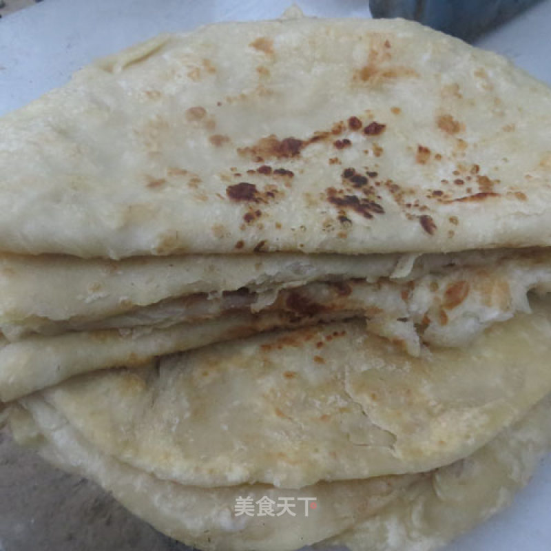 嘴边的美味-外酥里嫩油花饼的做法