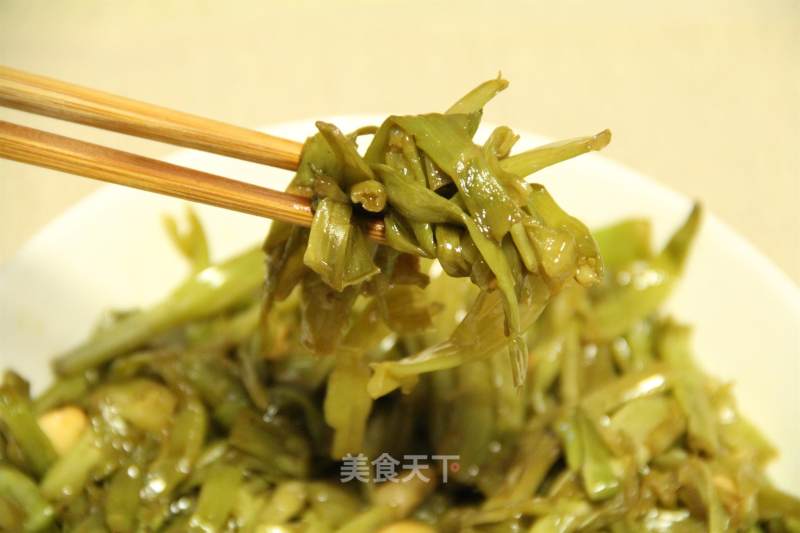 炒酸辣空心菜梗的做法