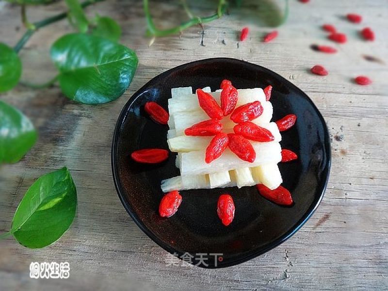 枸杞拌山药的做法