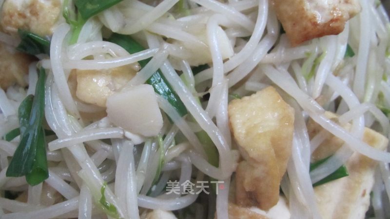 豆腐拌芽菜的做法