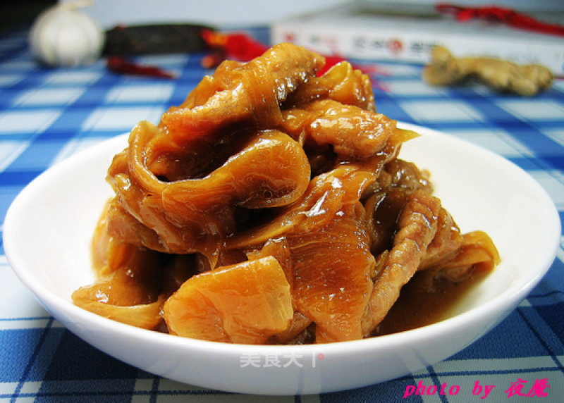 姜片肉丝的做法