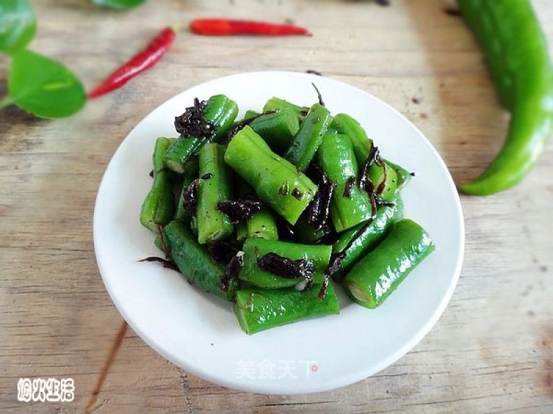 榄菜拌豆角的做法