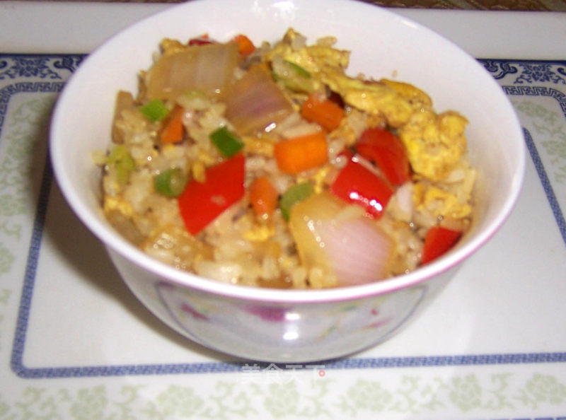 多彩营养米饭的做法