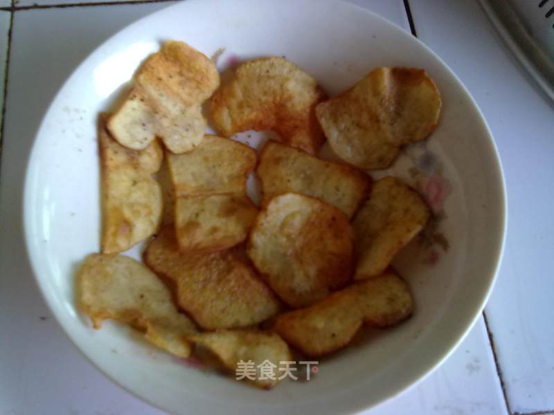 自制香辣薯片的做法