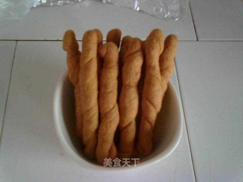 非油炸香辣脆麻花的做法