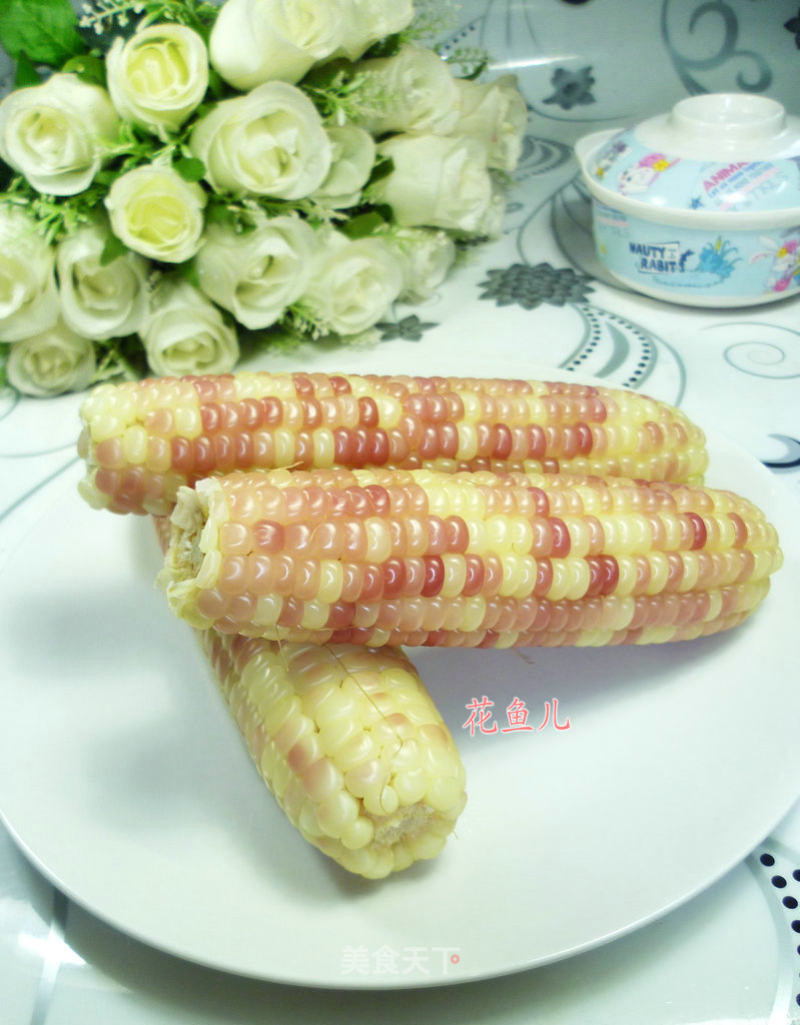 清煮花玉米的做法