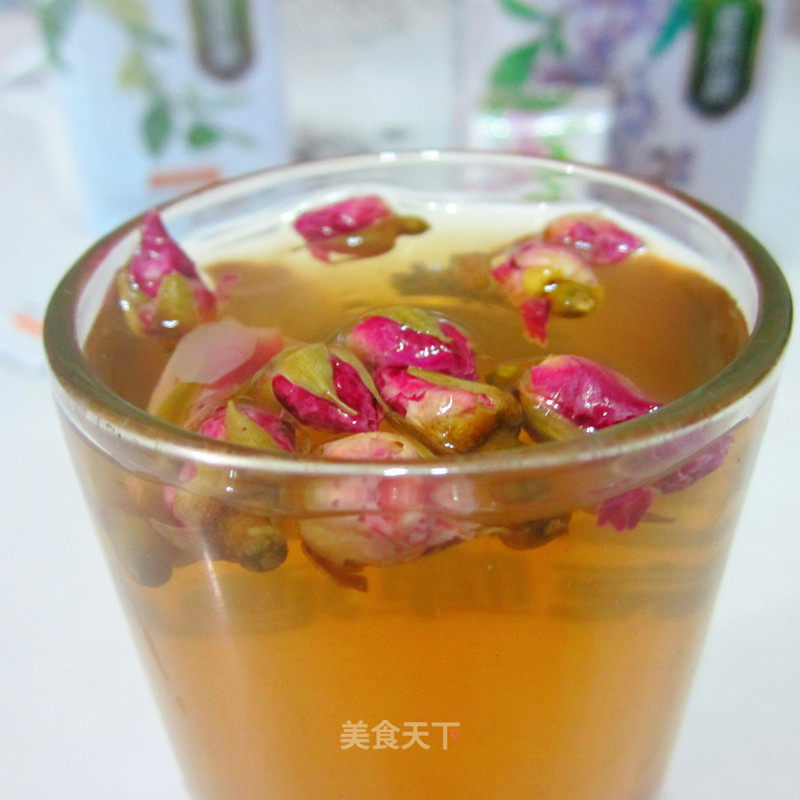 蜂蜜玫瑰花茶的做法