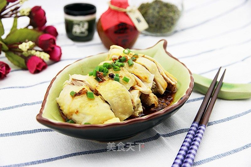 豆豉口水鸡的做法