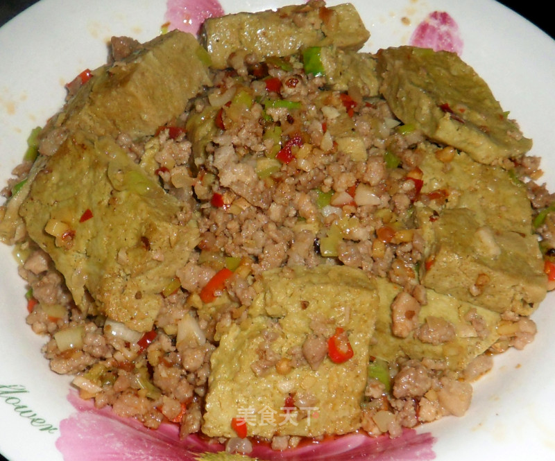 肉末冻豆腐的做法