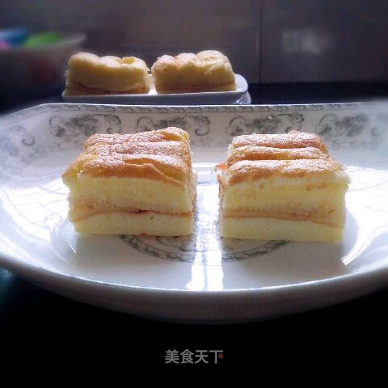 奶酪果酱双层蛋糕的做法
