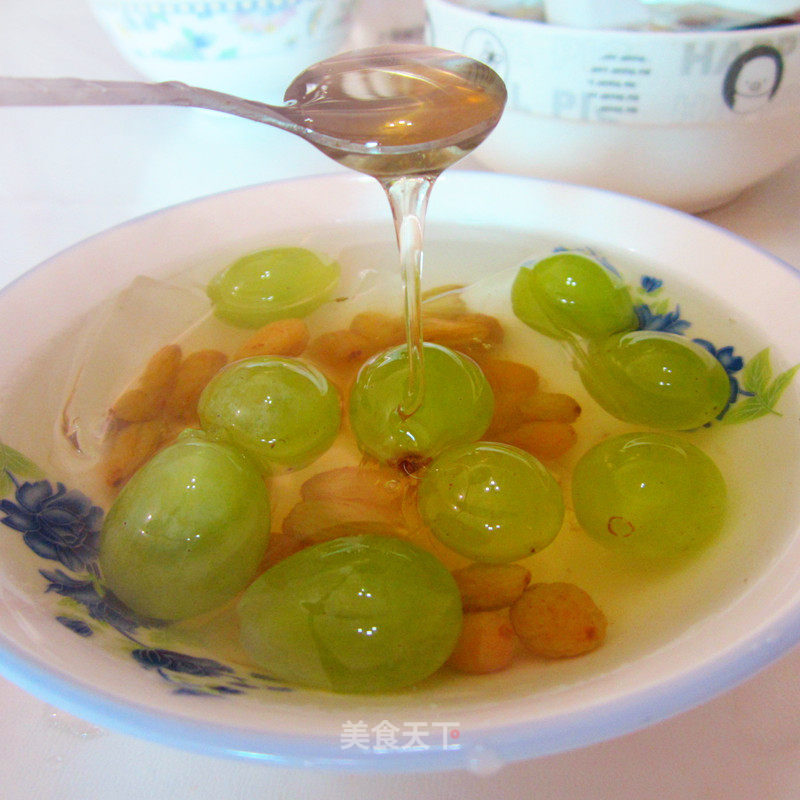 蜜糖葡萄冰凉粉的做法