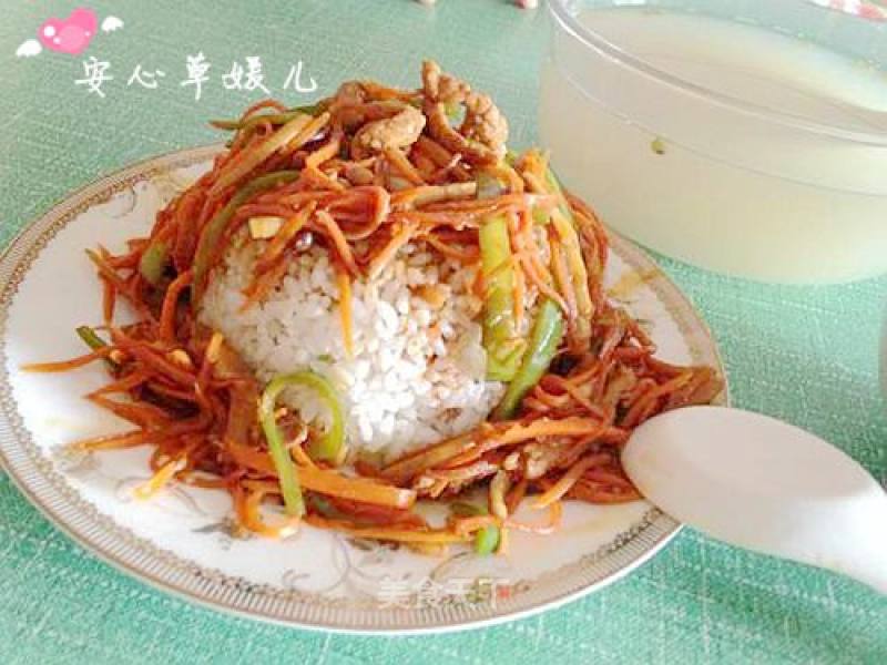 下饭菜---鱼香肉丝盖浇饭的做法
