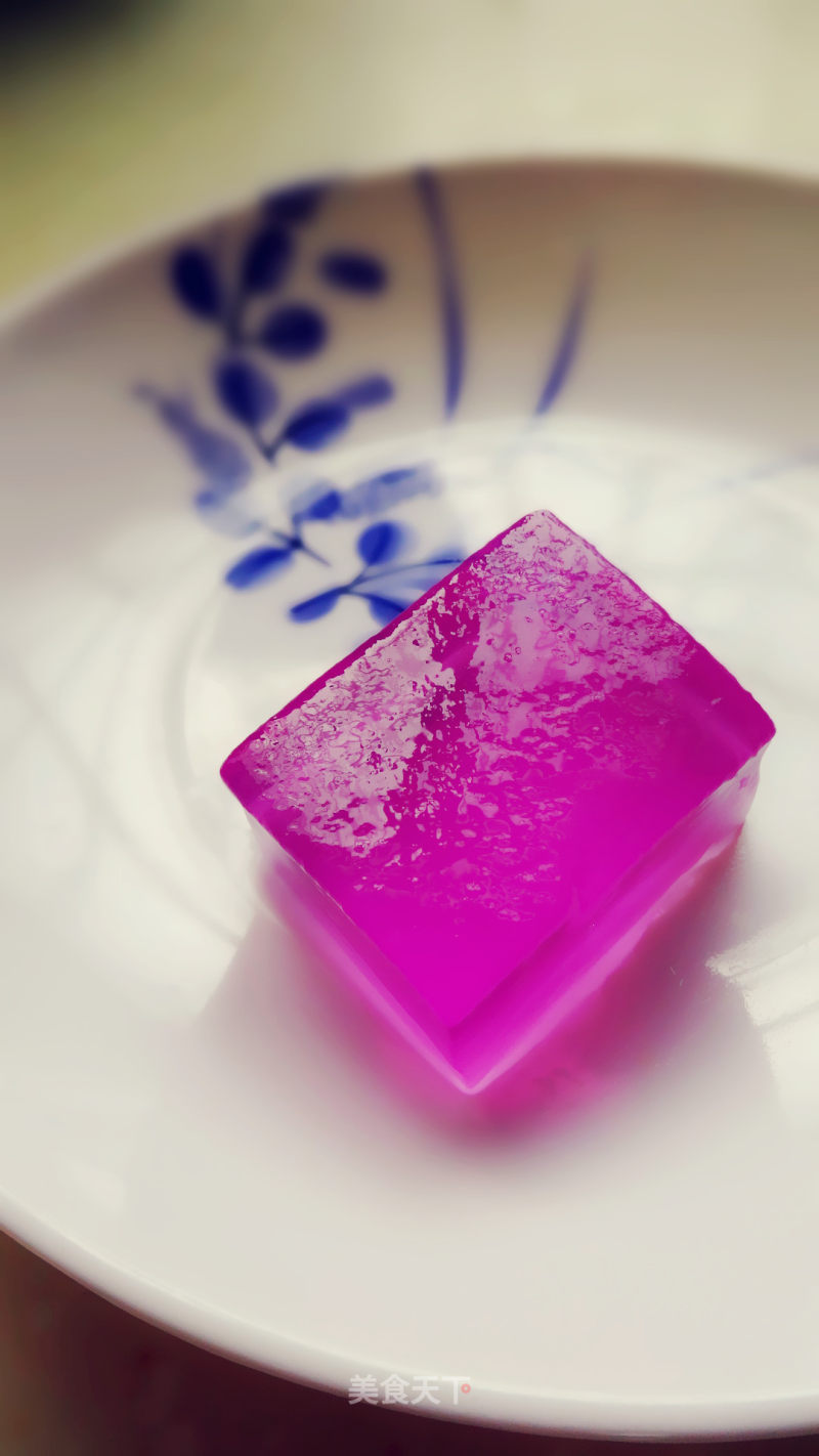 紫色凉粉的做法