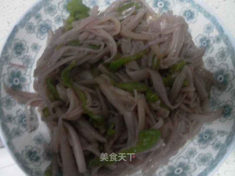 清炒芡实梗的做法