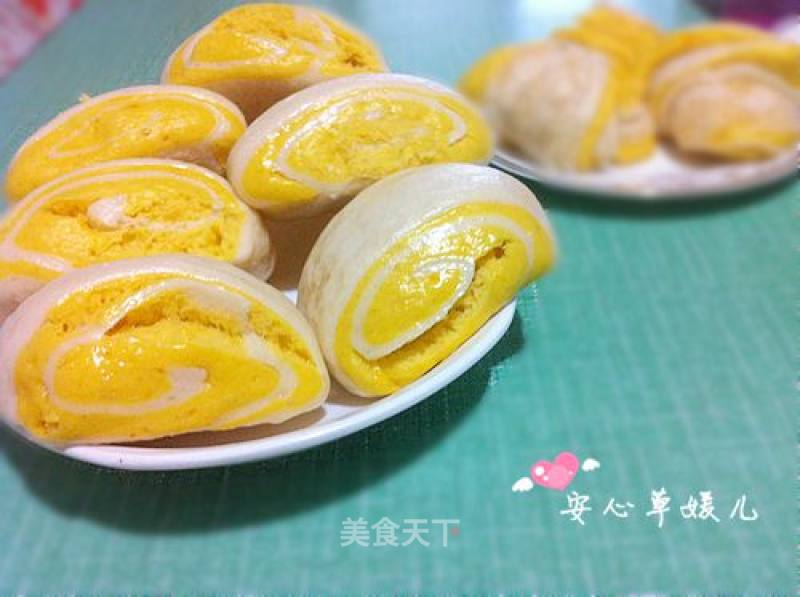 双色花卷馒头----南瓜南瓜的做法