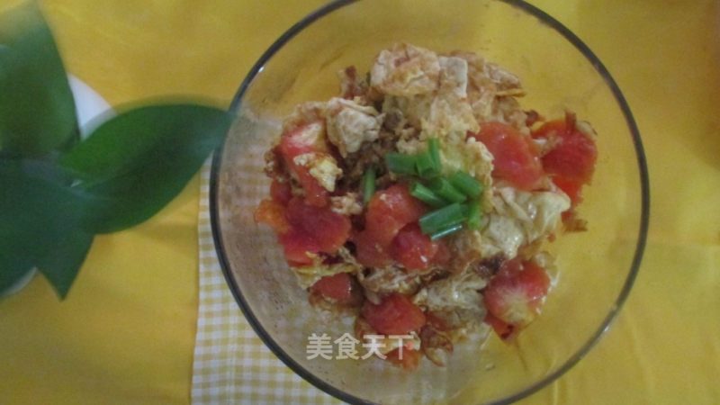 蒜香味十足 西红柿炒蛋的做法